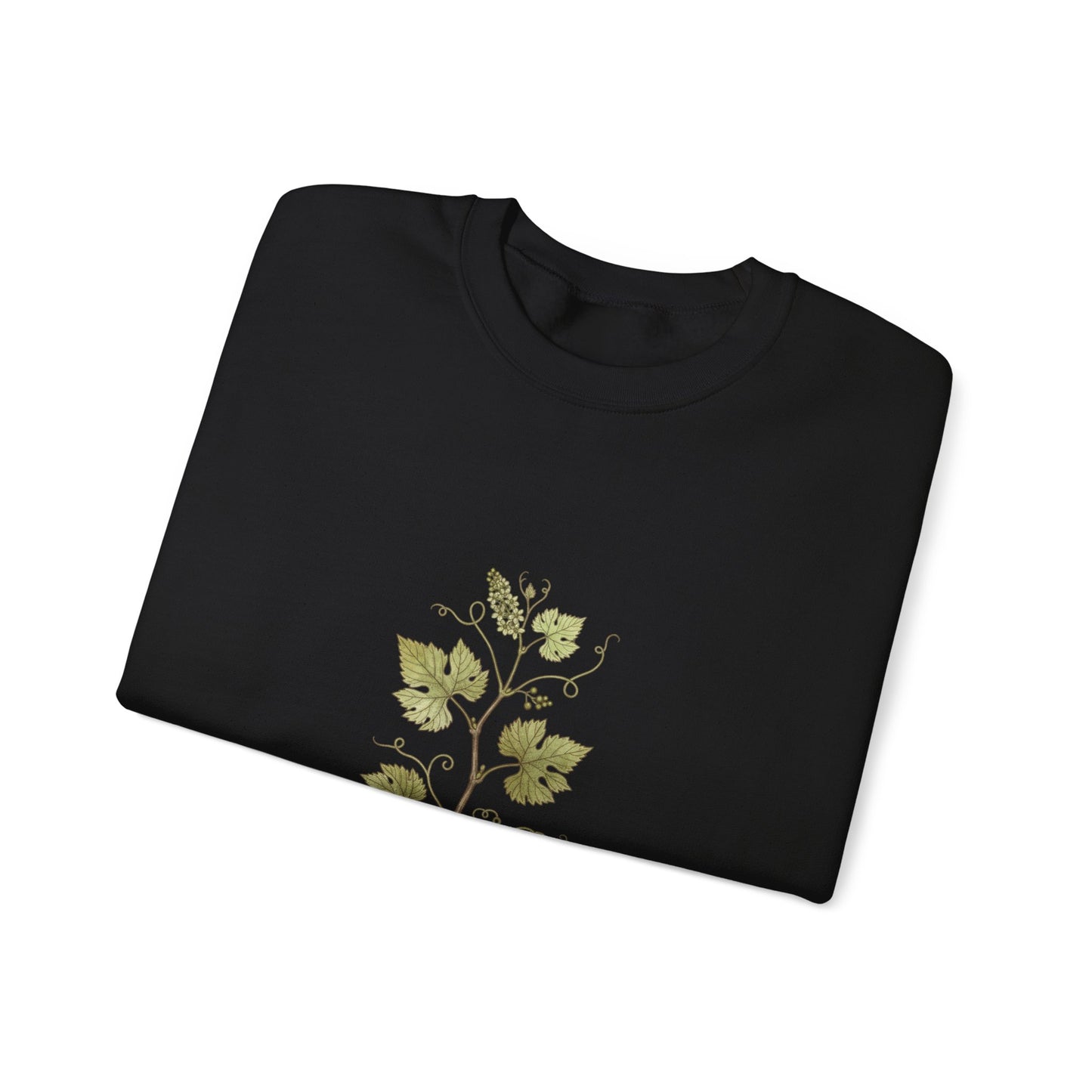 Herbarium Botanical Specimen Sweatshirt | vintage plant sheet, labeled flora art