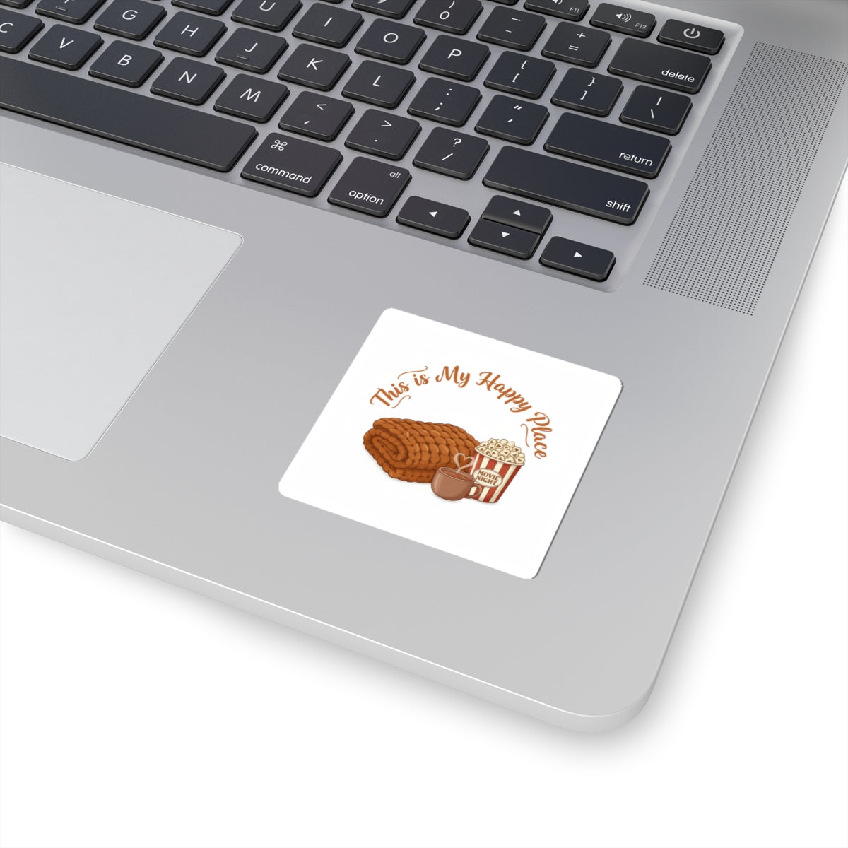 This Is My Happy Place Sticker | Cozy Night Art, Hygge Vibes